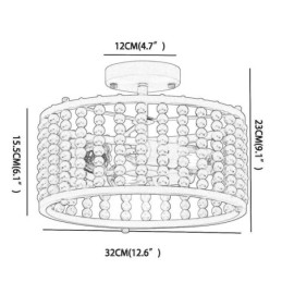 3-Lys Takbelysning Treperle Taklampe Entré
