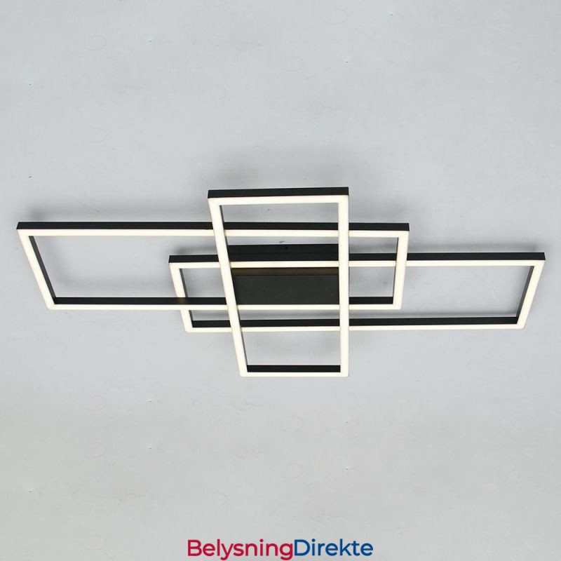 Moderne Taklampe Geometrisk Firkantet Taklampe