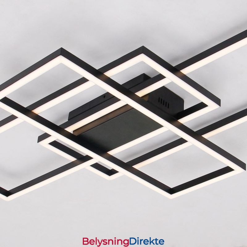 Moderne Taklampe Geometrisk Firkantet Taklampe