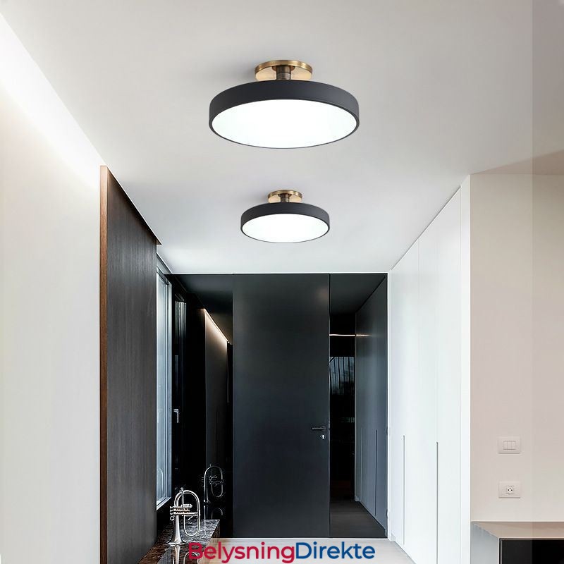 Moderne Runde Taklamper I Akryl