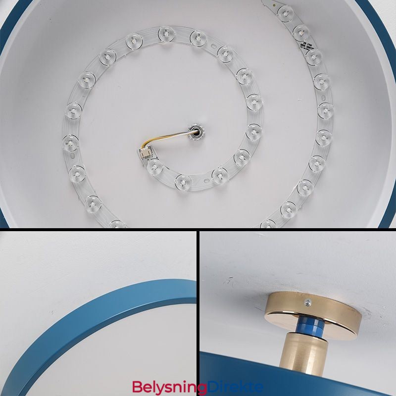 Moderne Runde Taklamper I Akryl