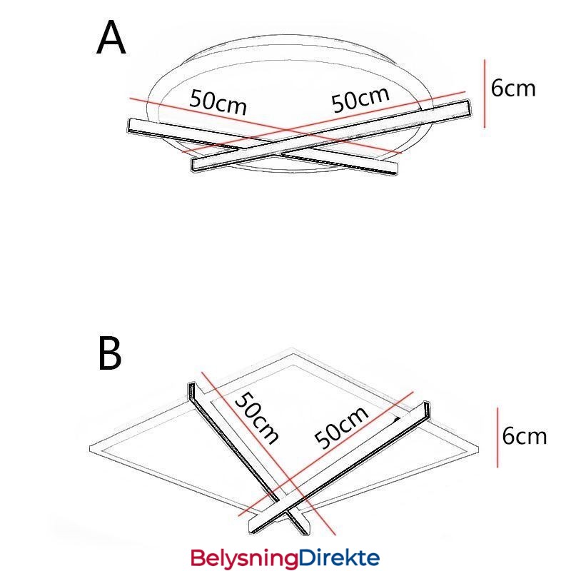 Nordisk Taklampe Med Kunstklokkedesign
