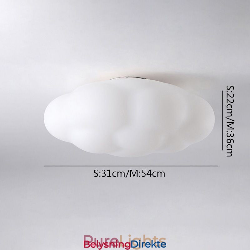 Nordisk Taklampe I Form Av En Sky