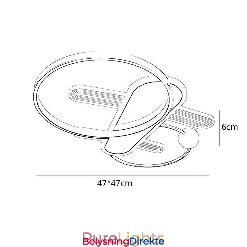 Taklampe Tegneseriefly Taklampe