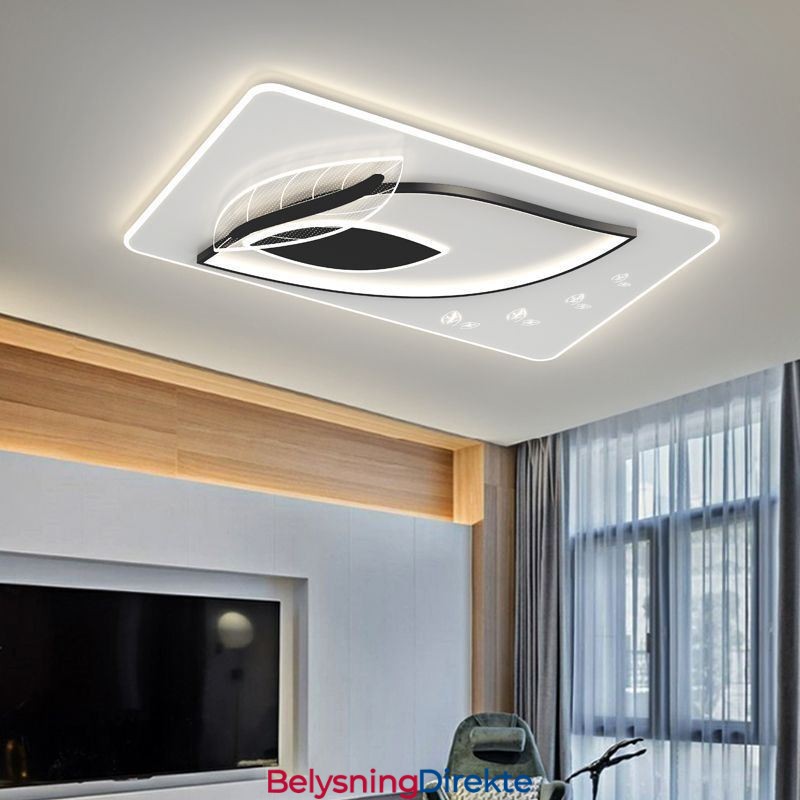 Luksuriøs Taklampe Kreativ Taklampe Med Bladdesign