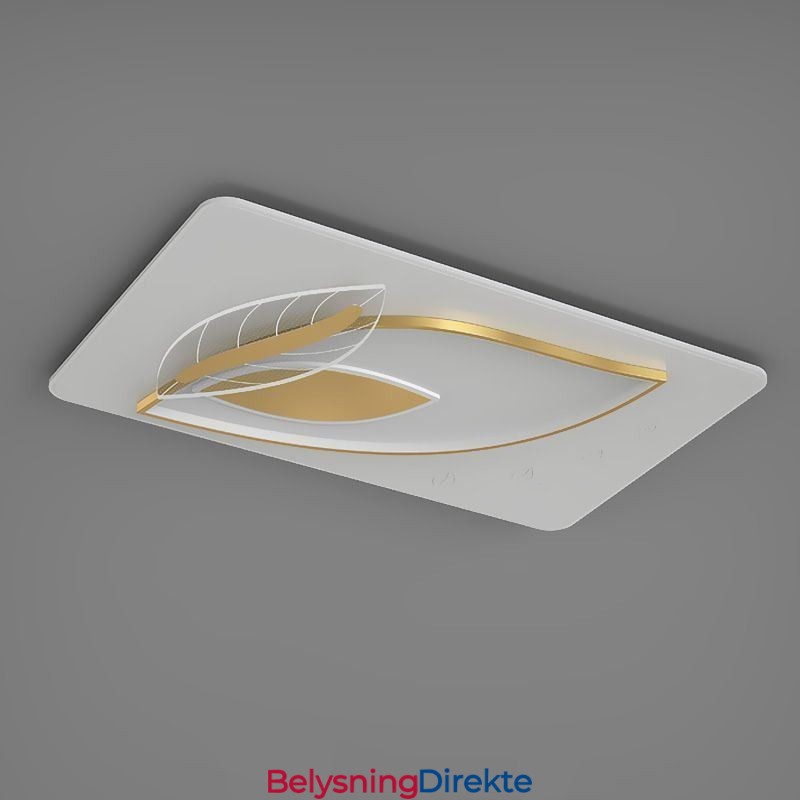 Luksuriøs Taklampe Kreativ Taklampe Med Bladdesign