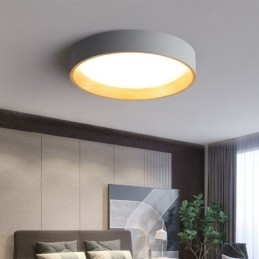 Taklampe Moderne Minimalistisk Innfelt Panellampe