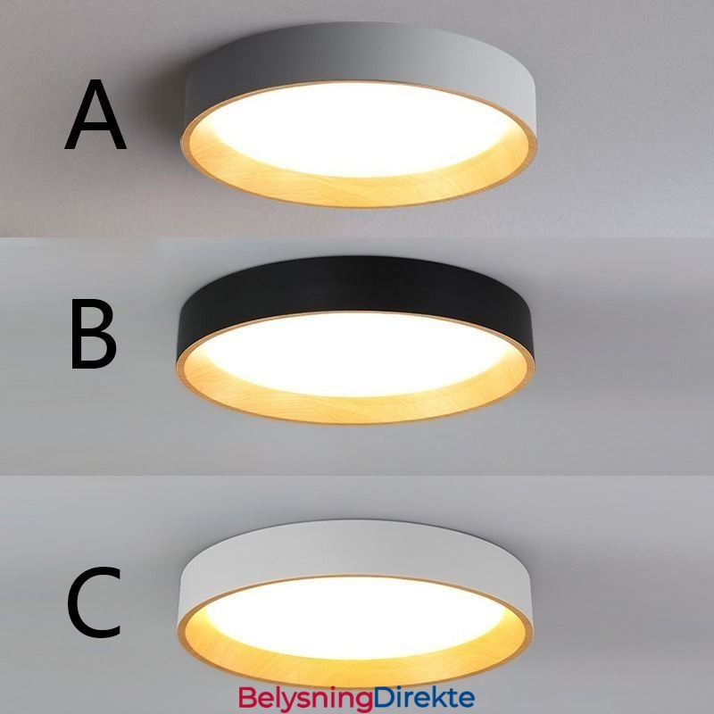 Taklampe Moderne Minimalistisk Innfelt Panellampe