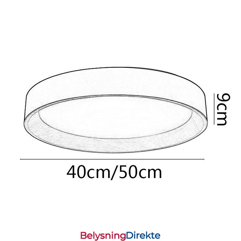 Taklampe Moderne Minimalistisk Innfelt Panellampe