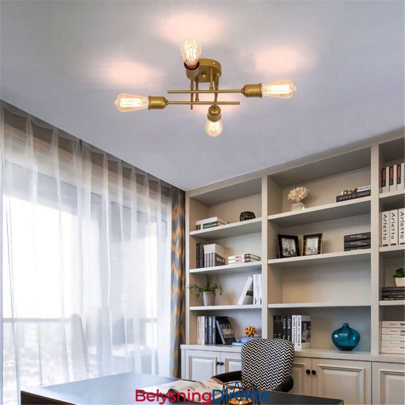 Innfelt Taklampe Med 4 Lysuttak