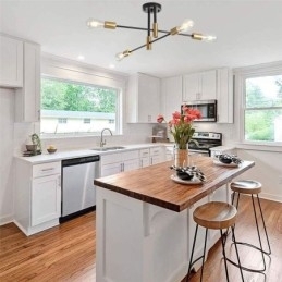 Sputnik-Lysekrone Med 4 Lys, Svart, Halvt Innfelt Taklampe Fra Midten Av Århundret