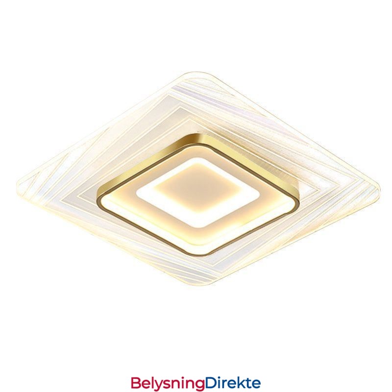 Taklampe Innfelt Firkantet Taklampe