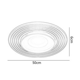 Taklampe Moderne, Innfelt Belysningsarmatur Rund