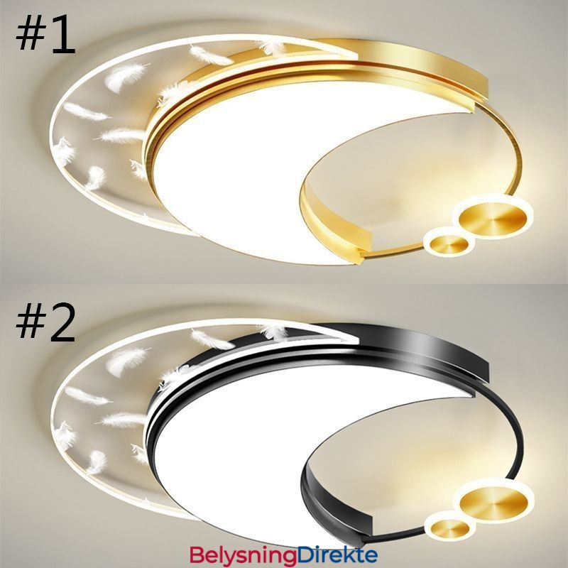 Innfelt Moderne Måneformet Taklampe