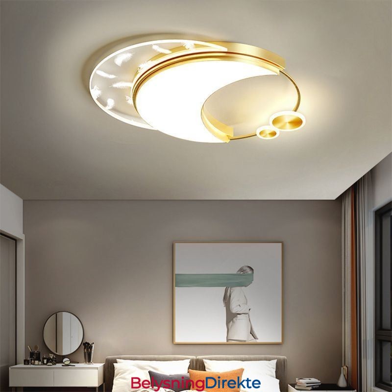 Innfelt Moderne Måneformet Taklampe