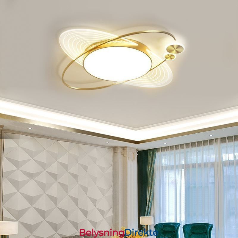 Moderne Innfelt Belysning Kreativ Planet Taklampe