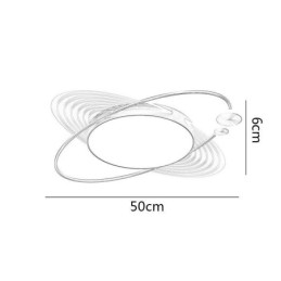 Moderne Innfelt Belysning Kreativ Planet Taklampe