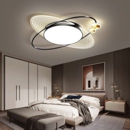 Moderne Innfelt Belysning Kreativ Planet Taklampe