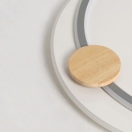 Moderne Innfelt Akryl Taklampe Med 2 Ringer