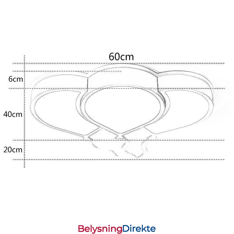 Moderne Innfelt Taklampe Nydelig Taklampe Med Ballongskjerm