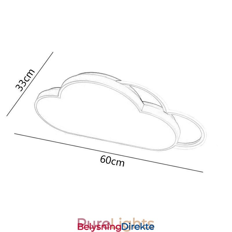 Modern Lights Skyformet Taklampe Med Innfelt Montering