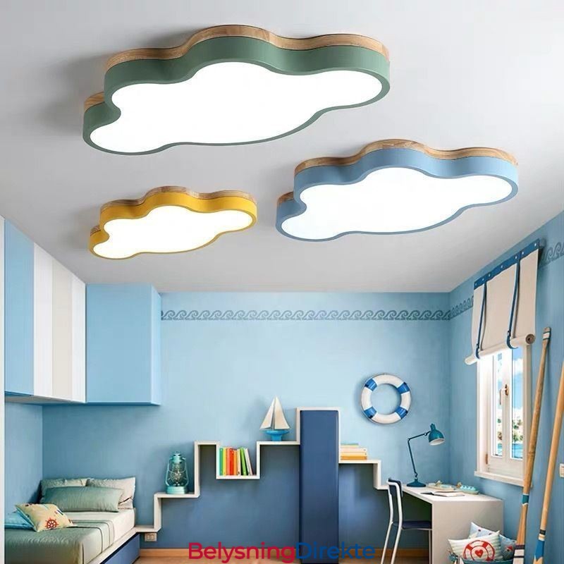 Innfelt Moderne Kreativ Akryl Skyformet Taklampe For Barn