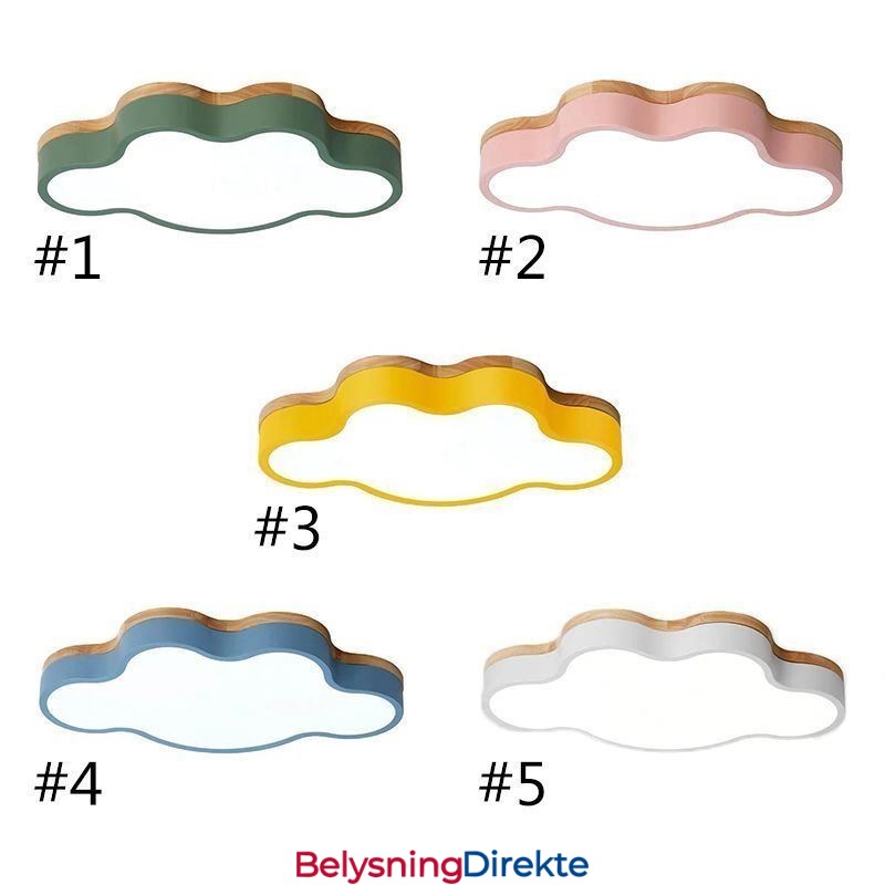 Innfelt Moderne Kreativ Akryl Skyformet Taklampe For Barn