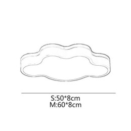 Innfelt Moderne Kreativ Akryl Skyformet Taklampe For Barn