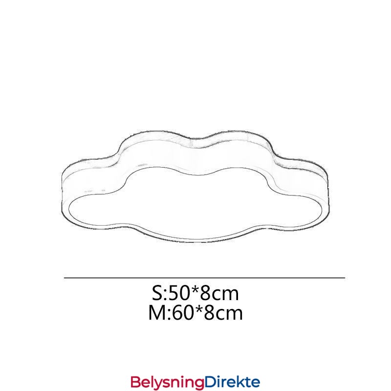 Innfelt Moderne Kreativ Akryl Skyformet Taklampe For Barn