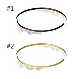 Sirkulær Taklampe Med Innfelt Montering Og Bølgekantdekorasjon