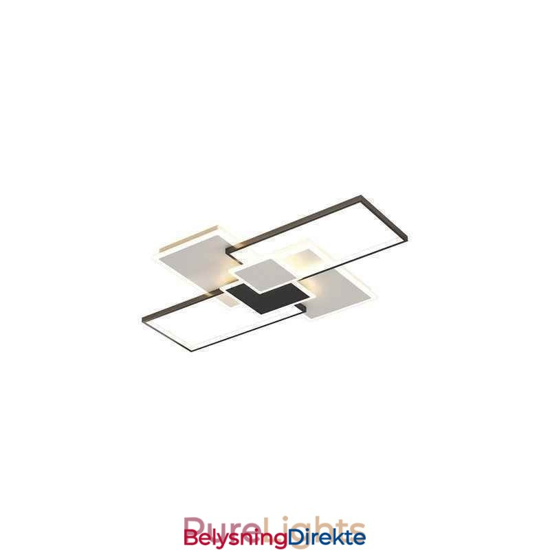 Moderne Taklampe Firkantet Akryl Innfelt Taklampe