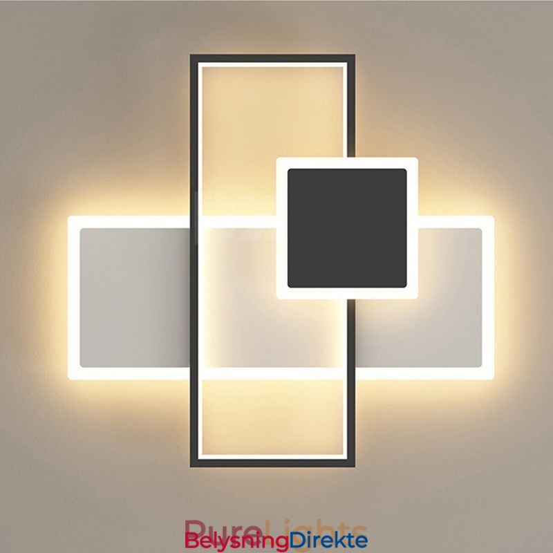 Moderne Taklampe Firkantet Akryl Innfelt Taklampe