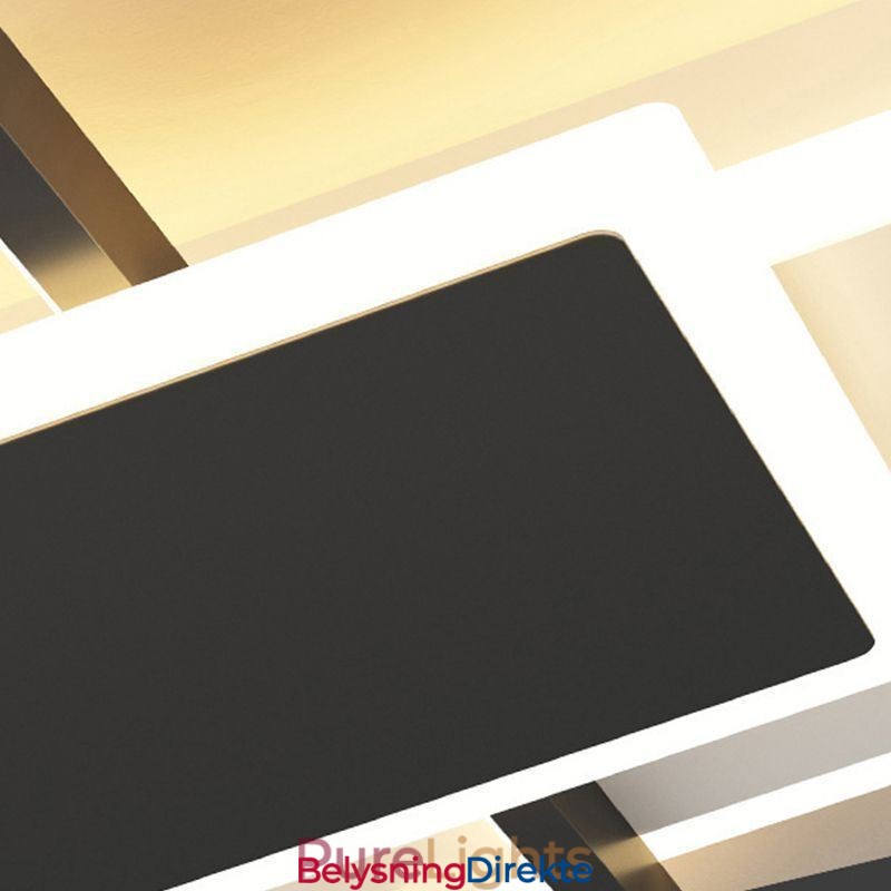 Moderne Taklampe Firkantet Akryl Innfelt Taklampe