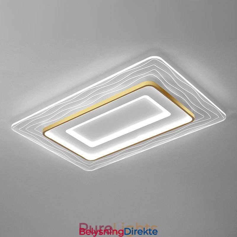 Rektangulær, Innfelt Minimalistisk Akryl Ultratynn Taklampe