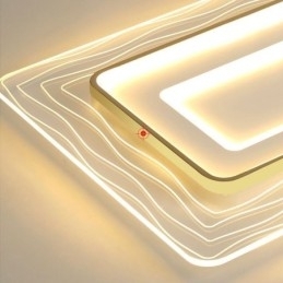 Rektangulær, Innfelt Minimalistisk Akryl Ultratynn Taklampe