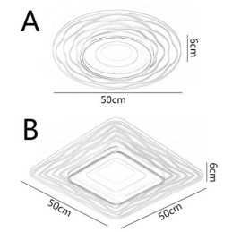 Innfelt Taklampe Minimalistisk Akryl Ultratynn Taklampe