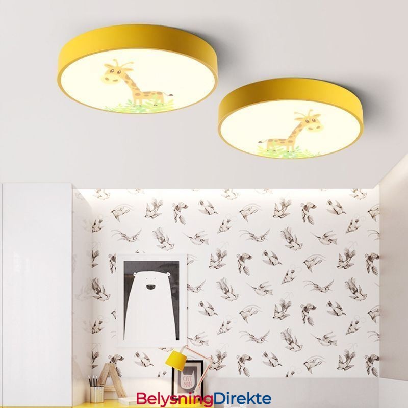 Dyretaklampe For Barn Tegneserietaklampe