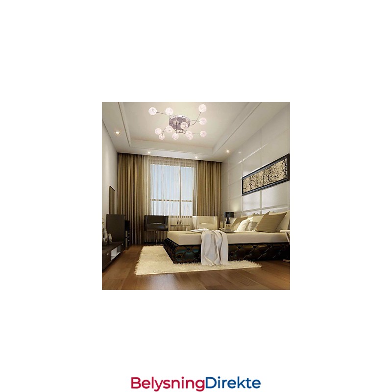 G4 12-Lyss Jernlampe Med Innfelt Montering Og Aluminiumsskjermer