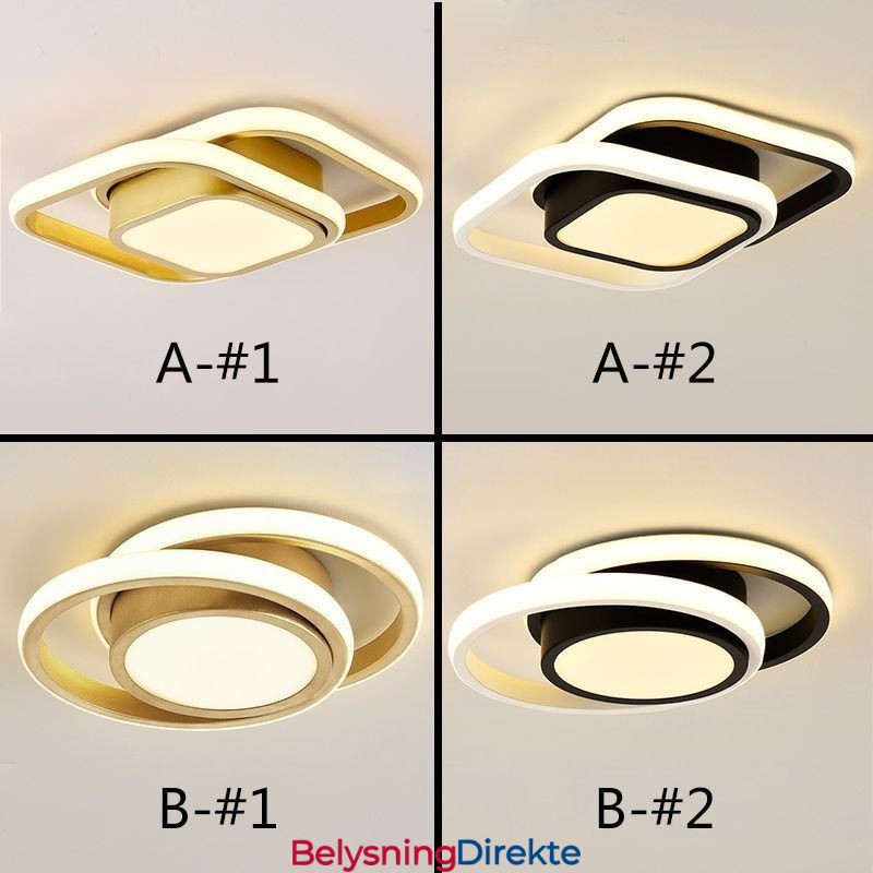 Moderne Taklampe Firkantet Taklampe