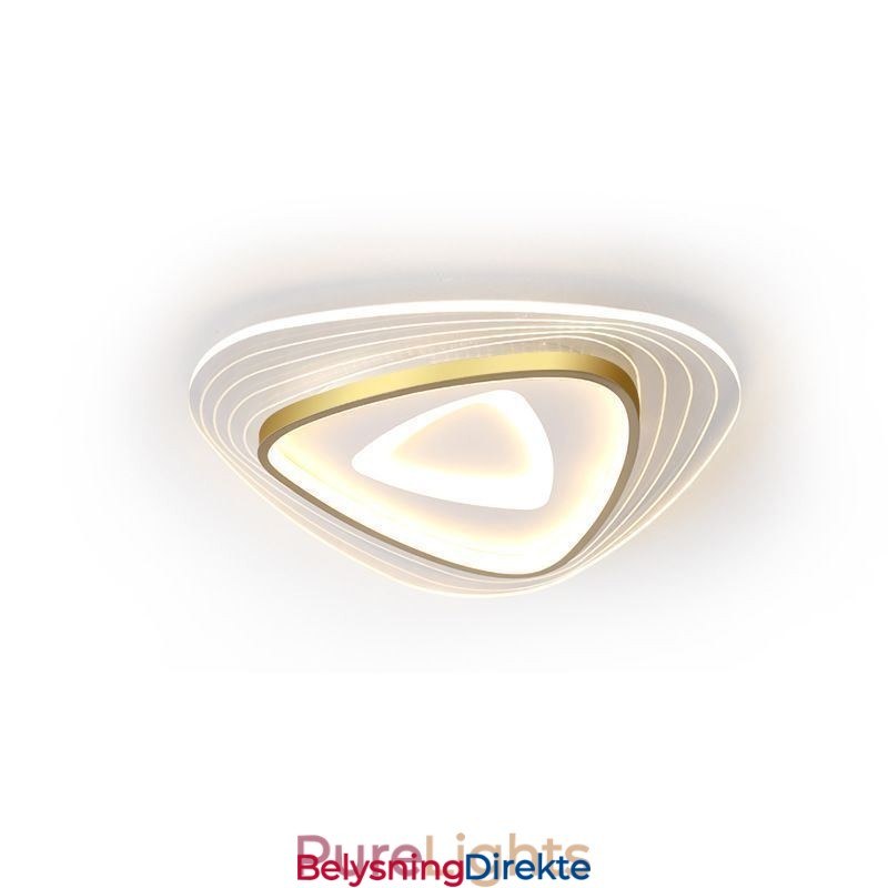 Taklampe Med Innfelt Trekantet Taklampe