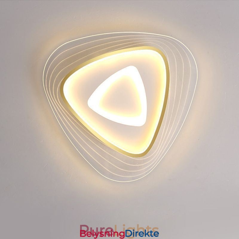 Taklampe Med Innfelt Trekantet Taklampe