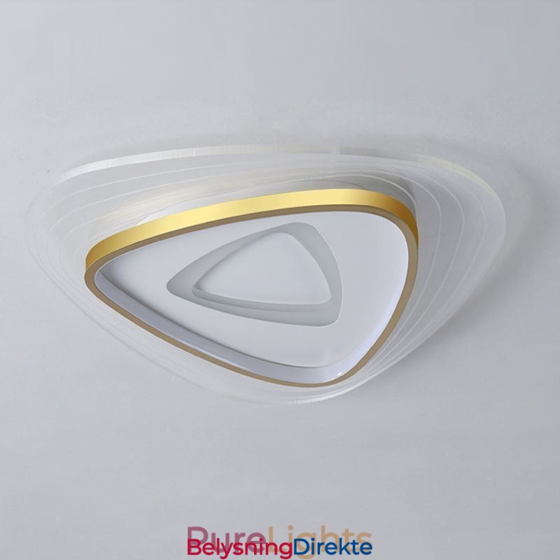 Taklampe Med Innfelt Trekantet Taklampe