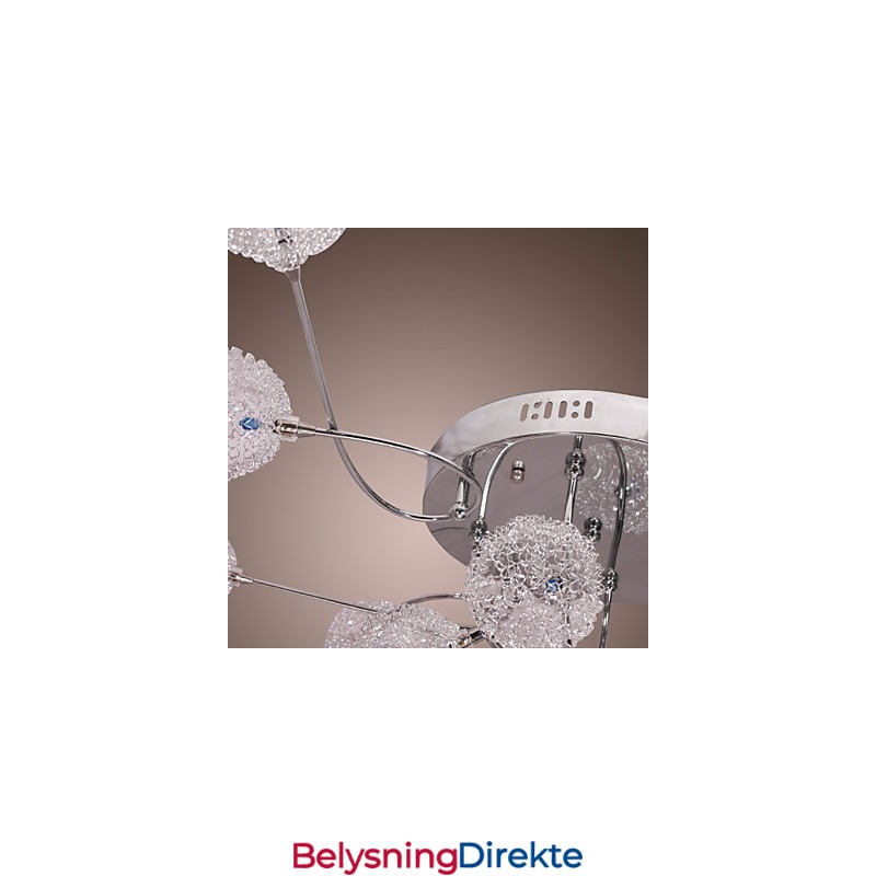 G4 12-Lyss Jernlampe Med Innfelt Montering Og Aluminiumsskjermer