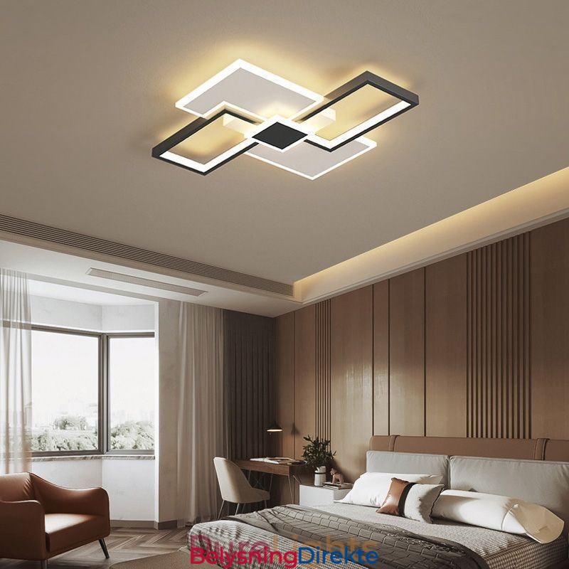 Innfelt Firkantet Taklampe