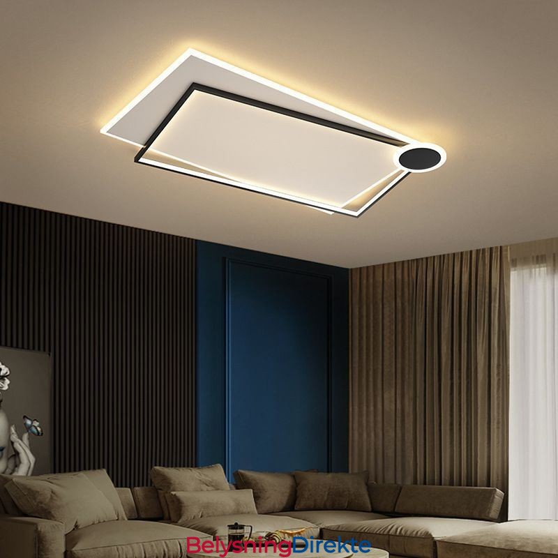 Minimalistisk Taklampe For Innfelt Montering