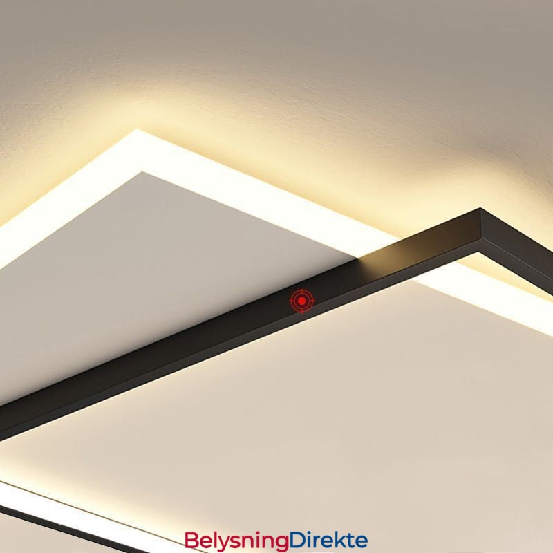 Minimalistisk Taklampe For Innfelt Montering