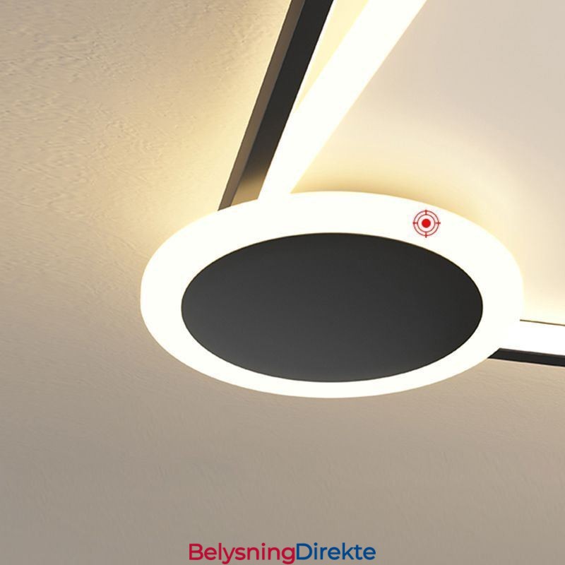 Minimalistisk Taklampe For Innfelt Montering