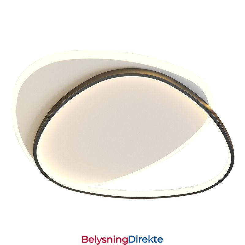 Innfelt Dobbel Trekantet Taklampe