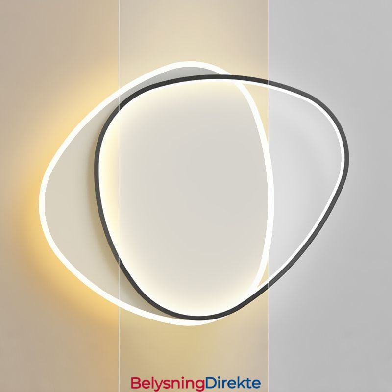 Innfelt Dobbel Trekantet Taklampe