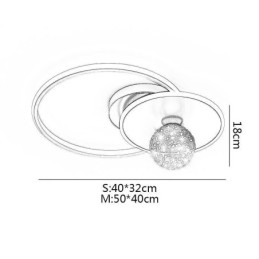 Minimalistisk Taklampe For Innfelt Interiør